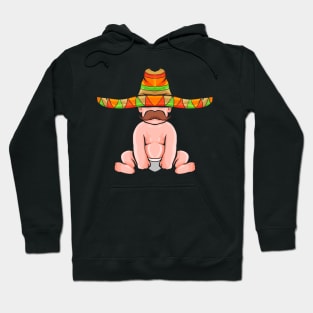 Baby With Mustache And Sombrero - Cinco De Mayo Hoodie